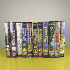 lotto di 11 vhs film walt