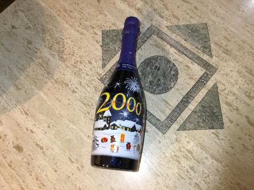 Bottiglia spumante celebrativa