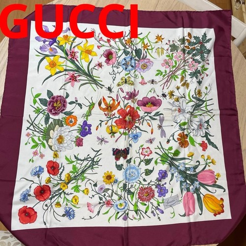 Sciarpa seta gucci motivo - di,