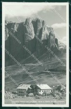 Bolzano Selva di Val Gardena Rifugio Passo Sella Foto cartolina RT0067