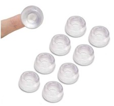 SET 8 GOMMINI TRASPARENTI