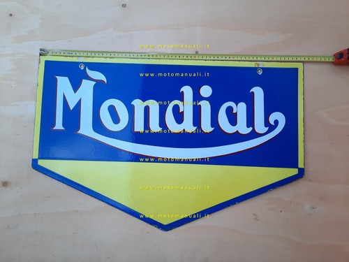 Mondial moto insegna originale