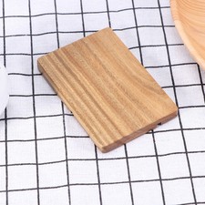 Mirror pieghevole Specchio portatile in legno nero specchio pratico