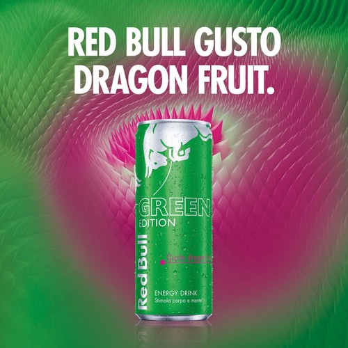 Red bull energy - red,