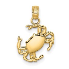 Charm granchio lucido 2D in