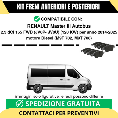 Pastiglie freno ant post - pastiglie,