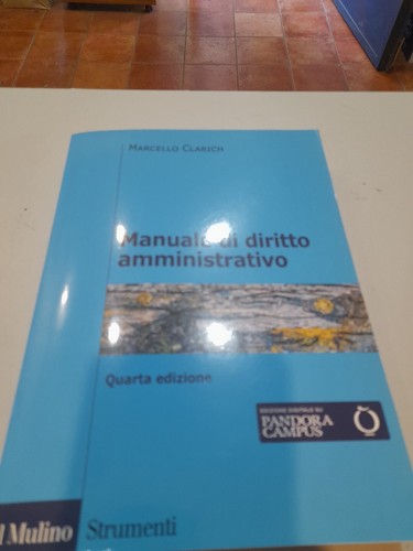 Manuale diritto amministrativo - manuale,