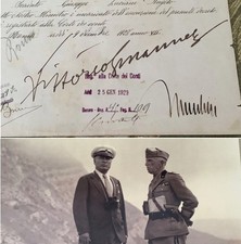 Decreto 1929 Autografo Re