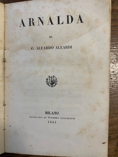 Aleardo aleardi - aleardo, aleardi-