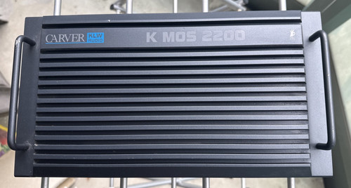 Mint carver klw audio mos - carver, "k