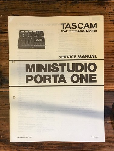 Teac tascam ministudio porta - ministudio,
