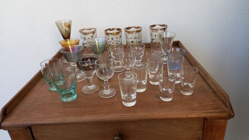Bicchierini antichi vintage - bicchierini,