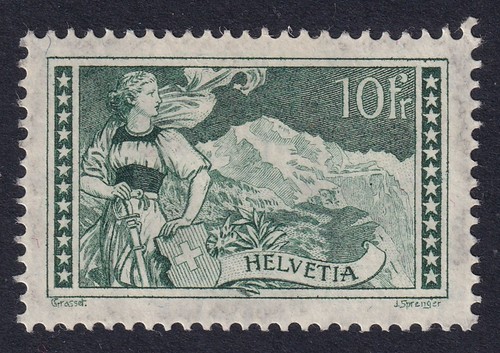 Svizzera 1930 jungfrau 10f - 1930,