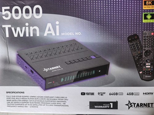 Starnet 5000 twin 4k - starnet,