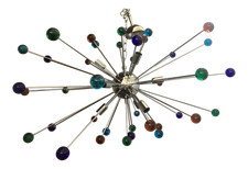 UNICO GIGANTESCO LAMPADARIO SPUTNIK LAMPADARIO LAMPADA DA SOFFITTO multicolore molto grande
