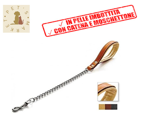 Guinzaglio cuoio per cane - guinzaglio, in