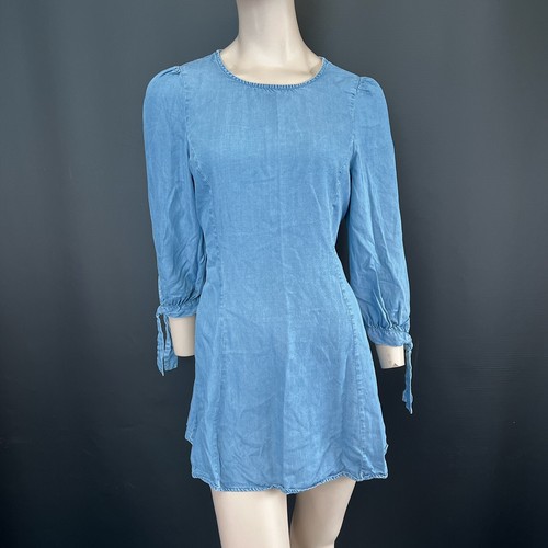 Zara mini abito denim - abito,