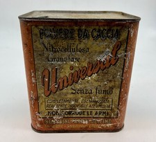 Scatola In Latta Polvere Senza Fumo Da Caccia Nitrocellulosa Universal Snia 1000