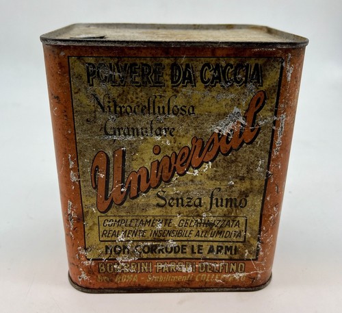 Scatola latta polvere - scatola, senza