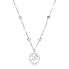 Collana Donna Acciaio Albero