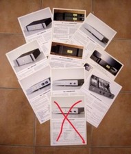 YBA - Raccolta di 10 brochure ORIGINALI !!!  VENDITA SINGOLA !!!