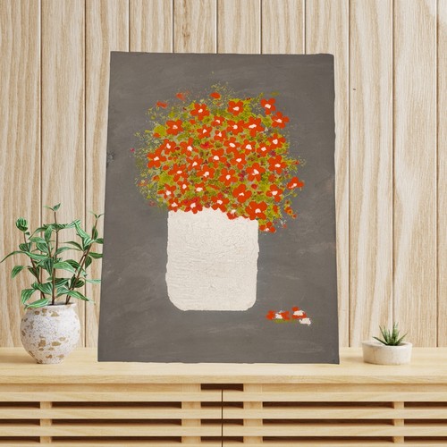 Quadro tela vaso di - ,