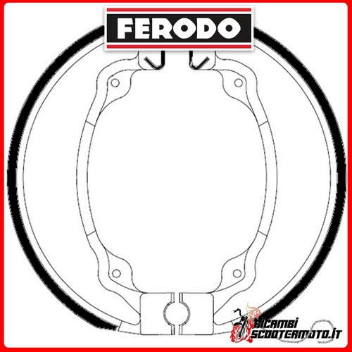 Ganasce freno ferodo eco - ganasce,