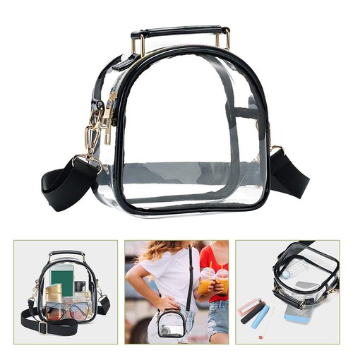 Borsa spalla trasparente - ,