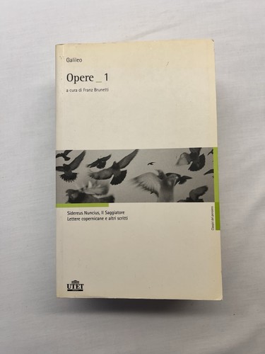 Galileo galilei opere volume - galilei,