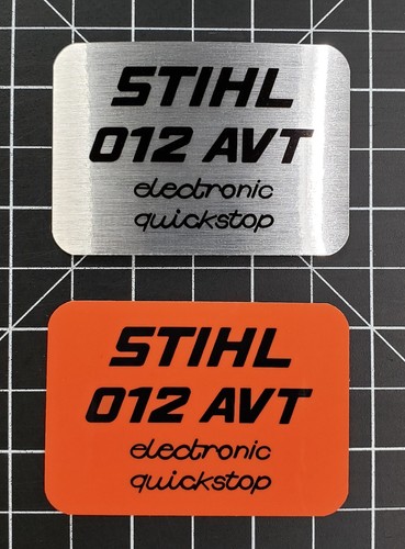 Targa badge stihl - badge, 012
