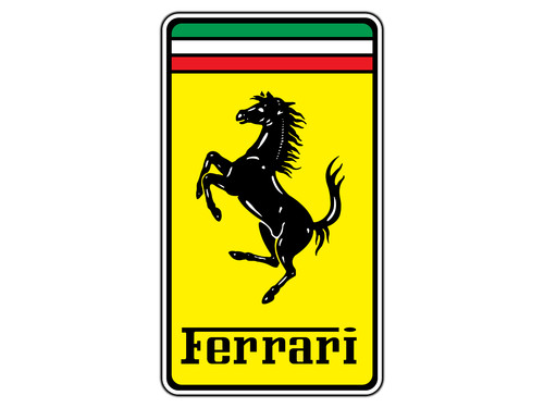 Adesivo logo ferrari 1 - ferrari, #1