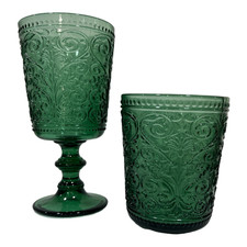 Set 6 calici vino verde