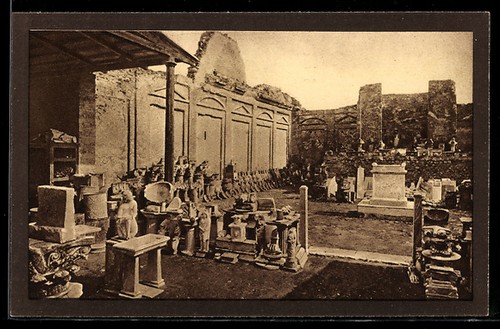 Cartolina pompei tempio di - cartolina,