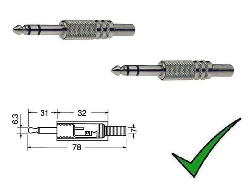 2pz spina jack 3mm stereo - jack,