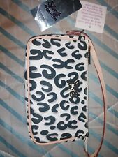 BORSA TRACOLLA, POCHETTE VOYAGE SECRET PON-PON RICCIONE BIANCA MACULATO 