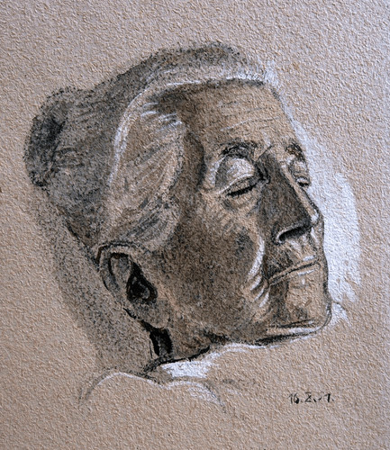 Madre sul letto morte - sul, di