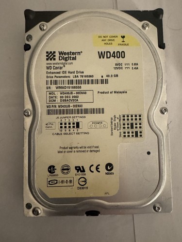 Western digital wd400jb 00ena0 - western, wd400jb-00ena0