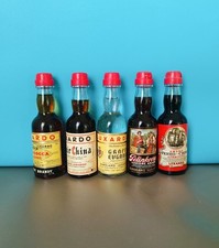 5 mini mignon bottiglie