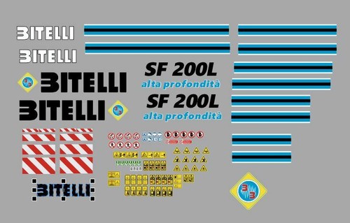 Bitelli 200l decalcomanie - sf,