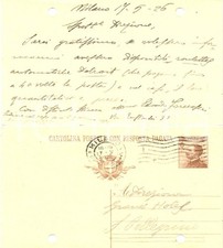 1926 MILANO Edoardo FORNASIERI chiede roulettes automatiche DETROIT Cartolina FP