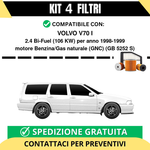 Kit filtri tagliando per - 4,