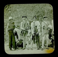 Vintage magic lantern slide - magic,