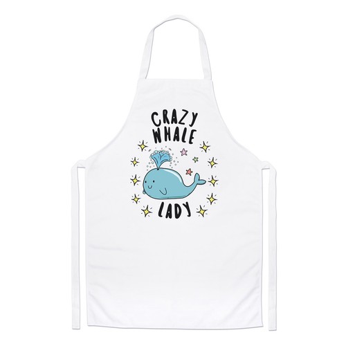 Crazy whale lady stelle - whale,