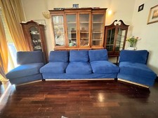 Divano componibile usato blu