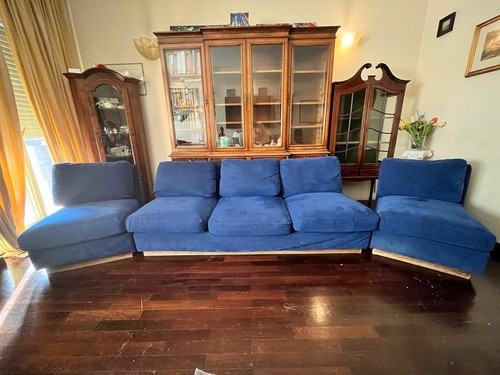 Divano componibile usato - , blu