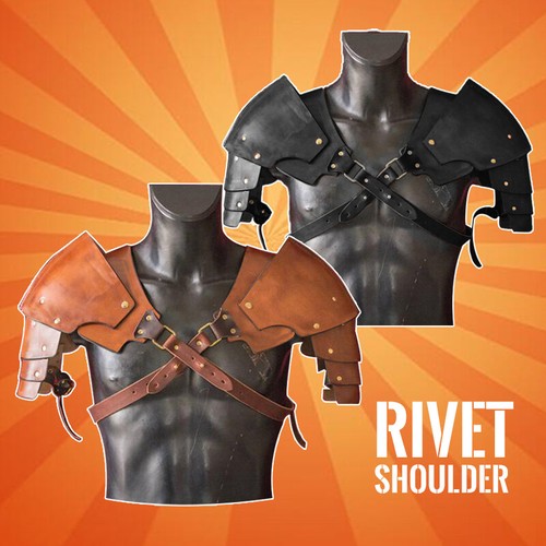 Medieval vintage pauldrons - vintage,