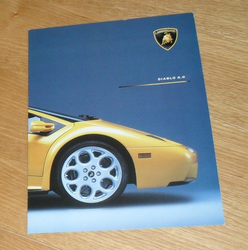 Brochure lamborghini diablo - lamborghini,