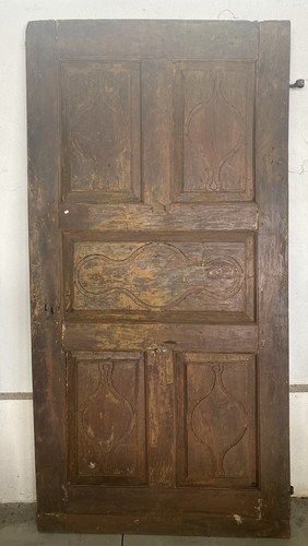 Porta del 600 pannellata noce - del,