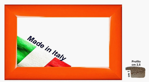 Cornice legno arancione - legno,