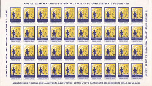 1971 erinnofili foglietto - erinnofili,